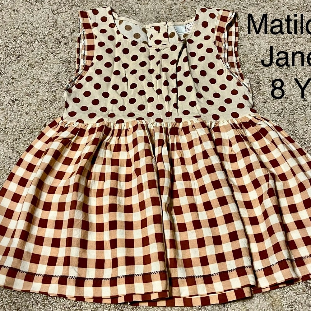 Matilda Jane Plaid Polka Dot Tank Top